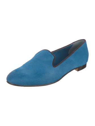 Manolo Blahnik Ponyhair Loafers