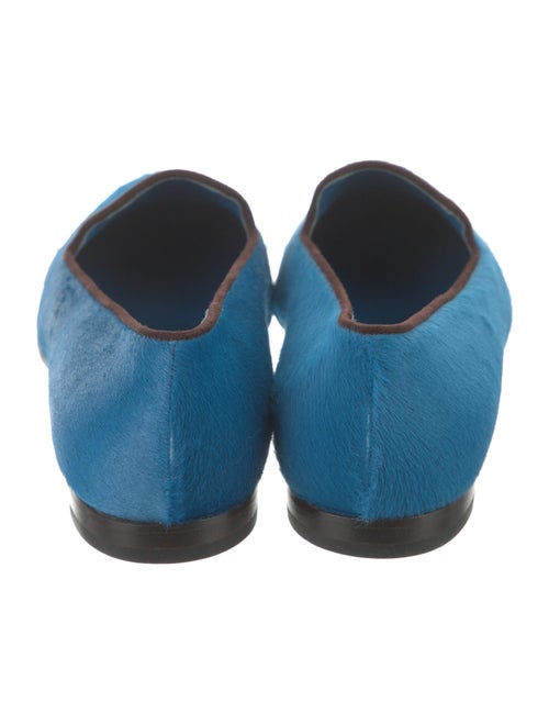 Manolo Blahnik Ponyhair Loafers