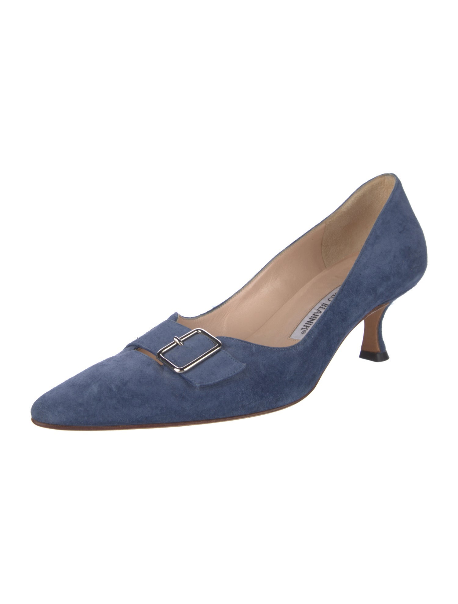 Manolo Blahnik Suede Pumps