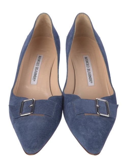 Manolo Blahnik Suede Pumps