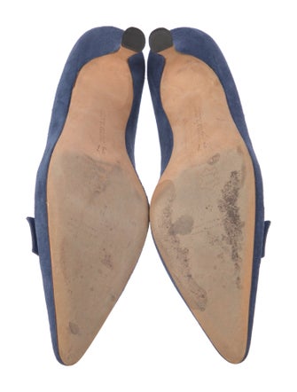 Manolo Blahnik Suede Pumps