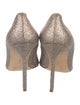 Manolo Blahnik Glitter Glitter Accents Pumps