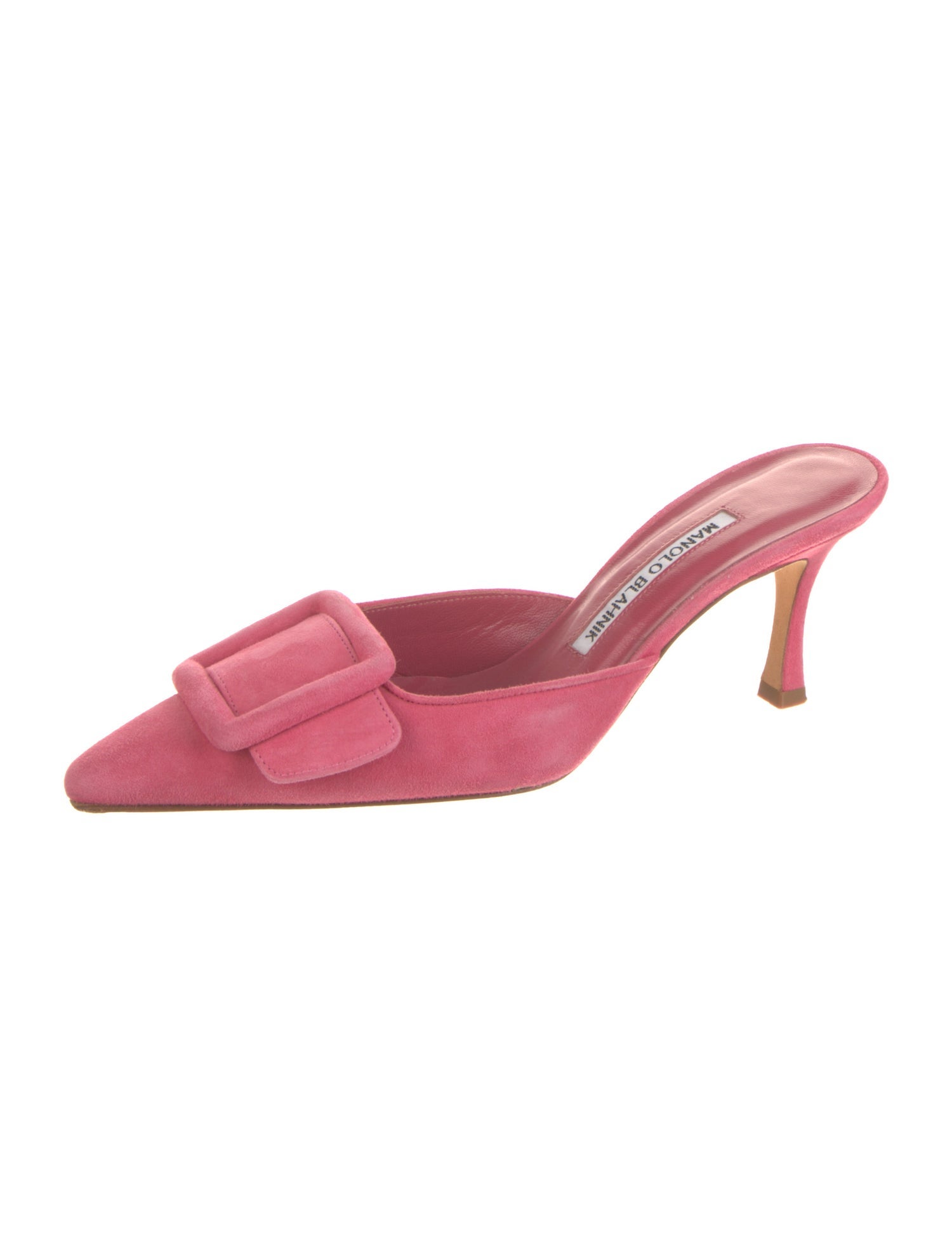 Manolo Blahnik Suede Mules