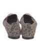 Manolo Blahnik Suede Animal Print Flats