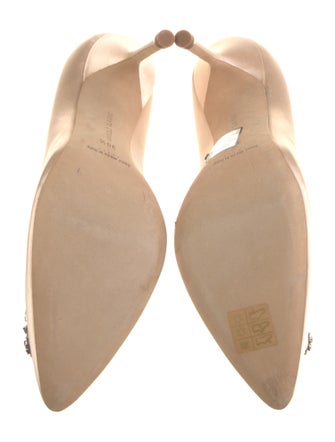 Manolo Blahnik Hangisi Satin Pumps