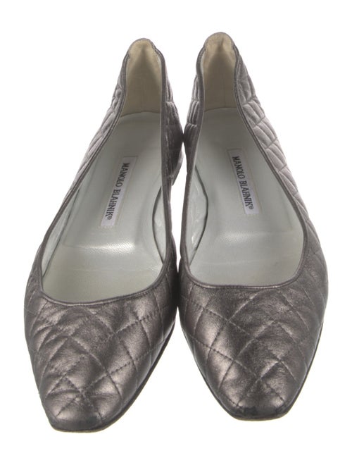 Manolo Blahnik Leather Flats