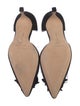 Manolo Blahnik Suede Mesh Accents D'Orsay Pumps