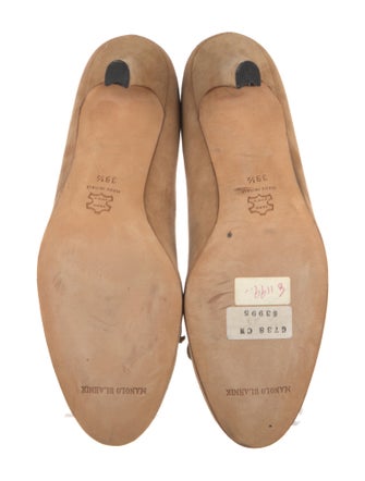 Manolo Blahnik Suede Pumps