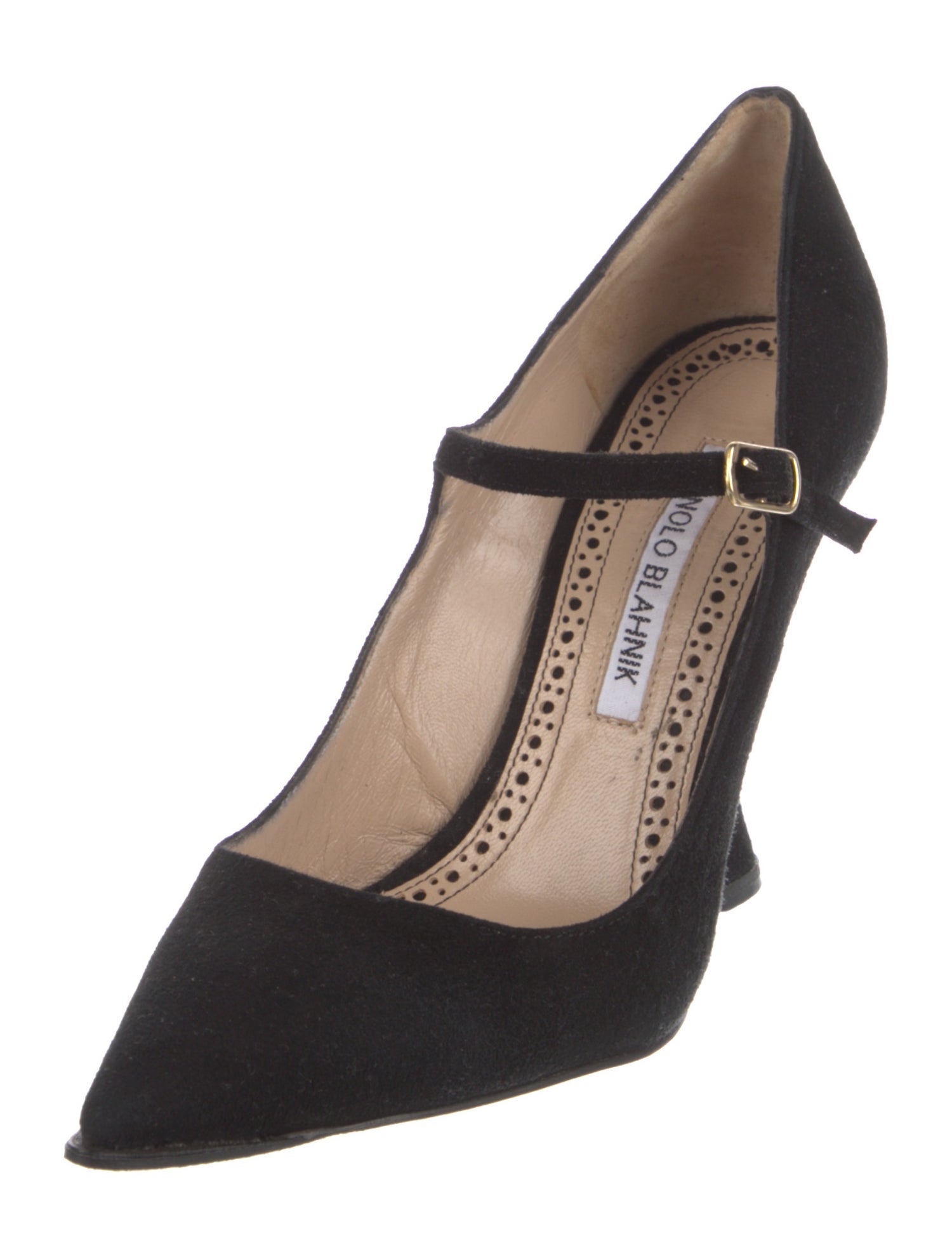 Manolo Blahnik Suede Pumps