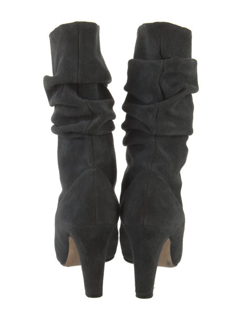 Manolo Blahnik Suede Slouch Boots