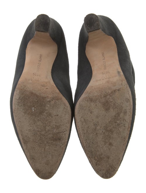 Manolo Blahnik Suede Slouch Boots