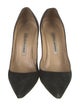 Manolo Blahnik Suede Pumps