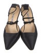 Manolo Blahnik Satin D'Orsay Pumps