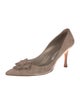 Manolo Blahnik Suede Pumps