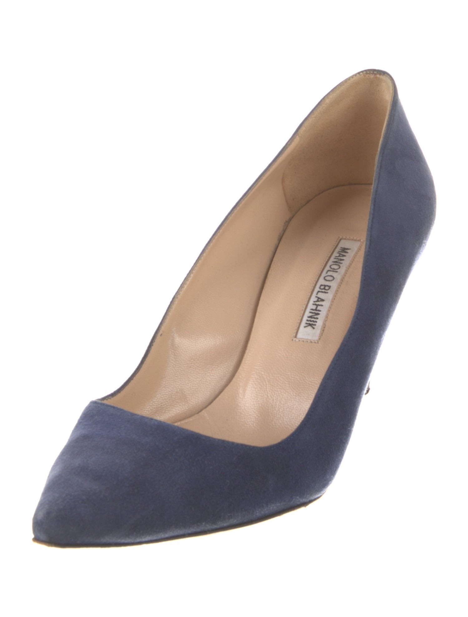 Manolo Blahnik Suede Pumps