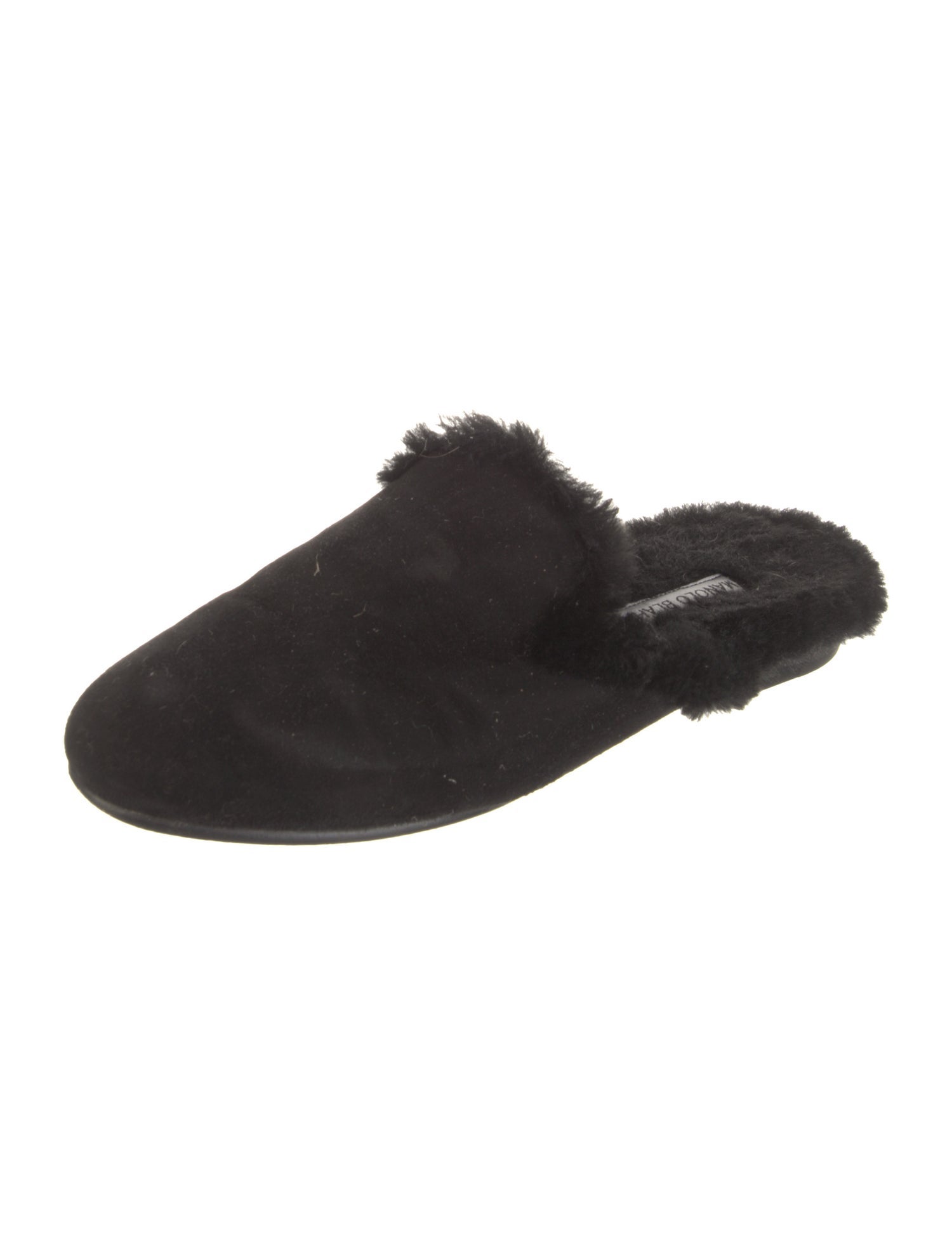 Manolo Blahnik Suede Mules