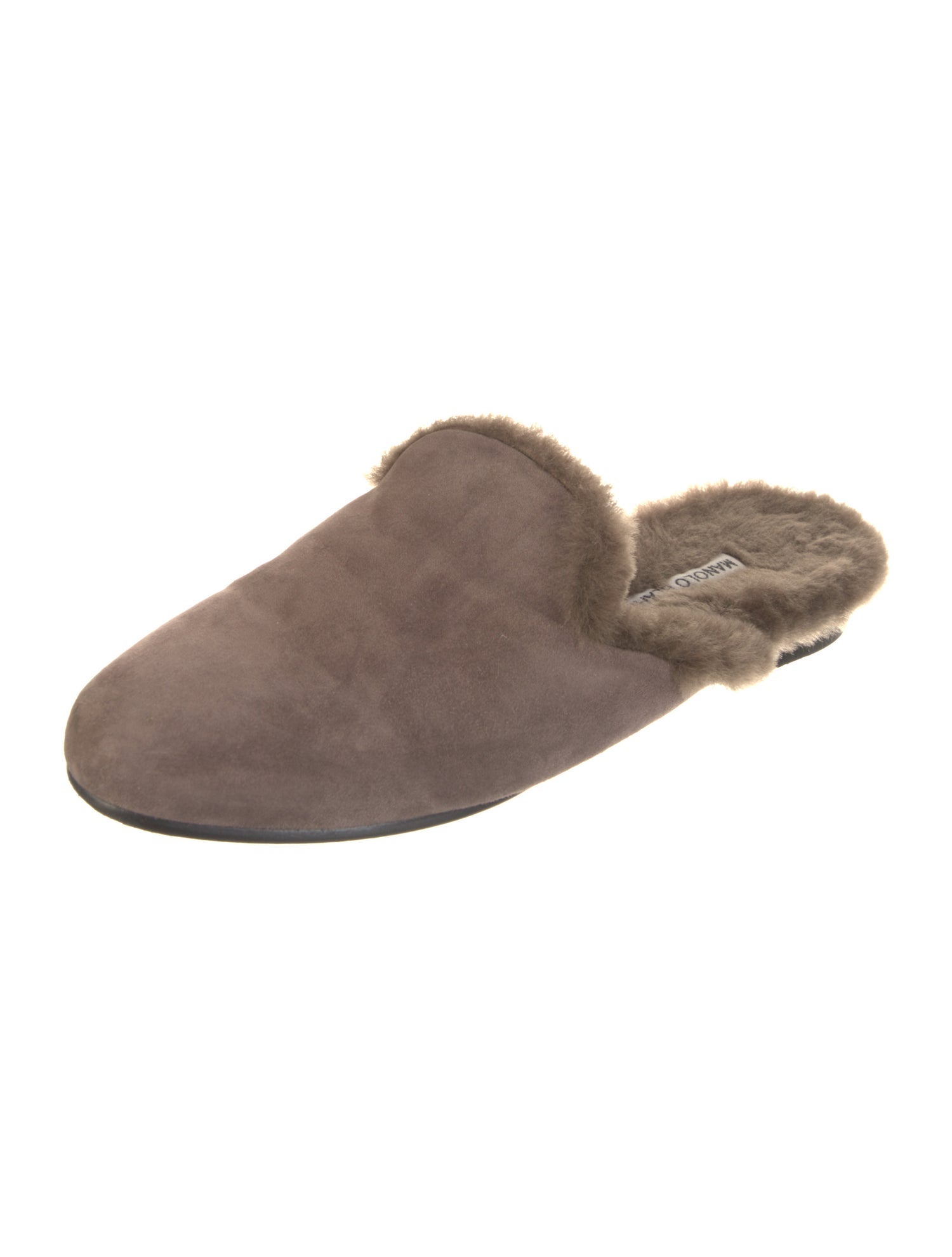 Manolo Blahnik Suede Mules