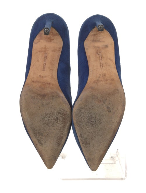 Manolo Blahnik Suede Pumps