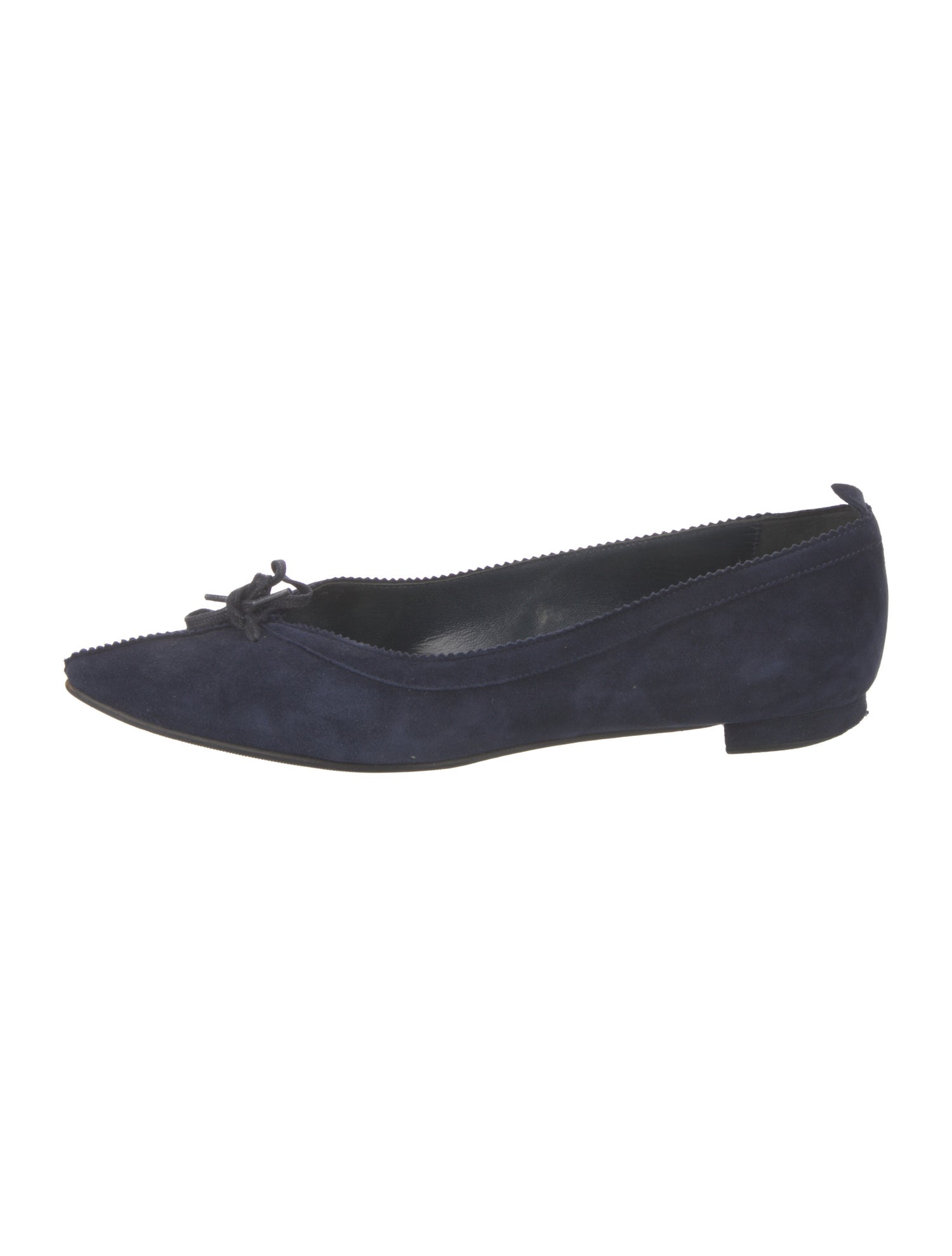Manolo Blahnik Suede Ballet Flats