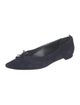 Manolo Blahnik Suede Ballet Flats