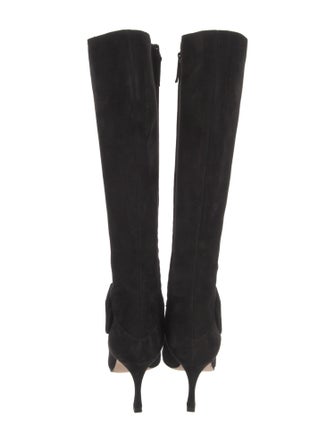 Manolo Blahnik Suede Boots