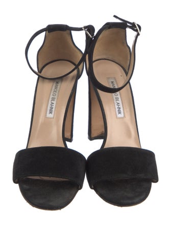 Manolo Blahnik Suede Sandals