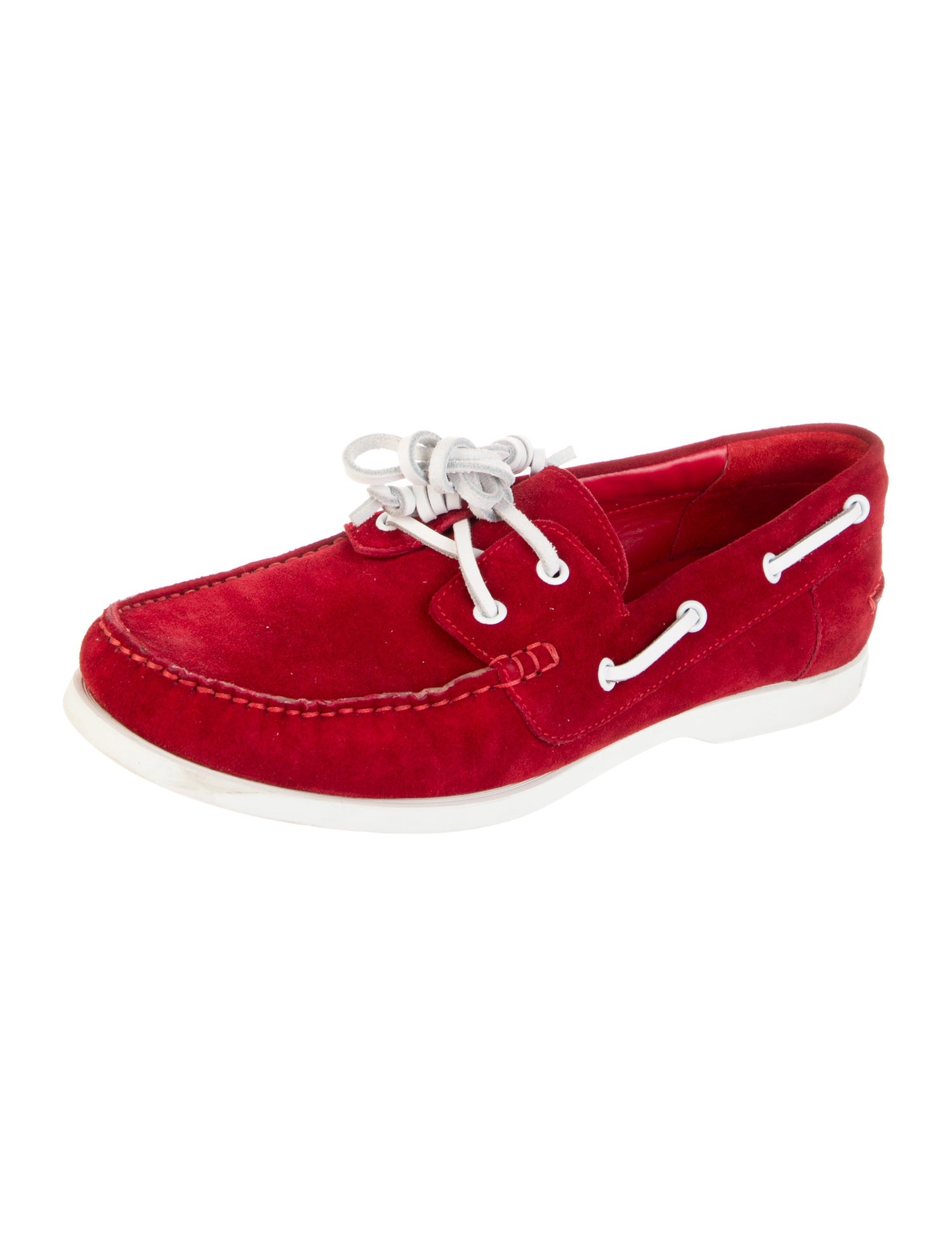Manolo Blahnik Suede Boat Shoes