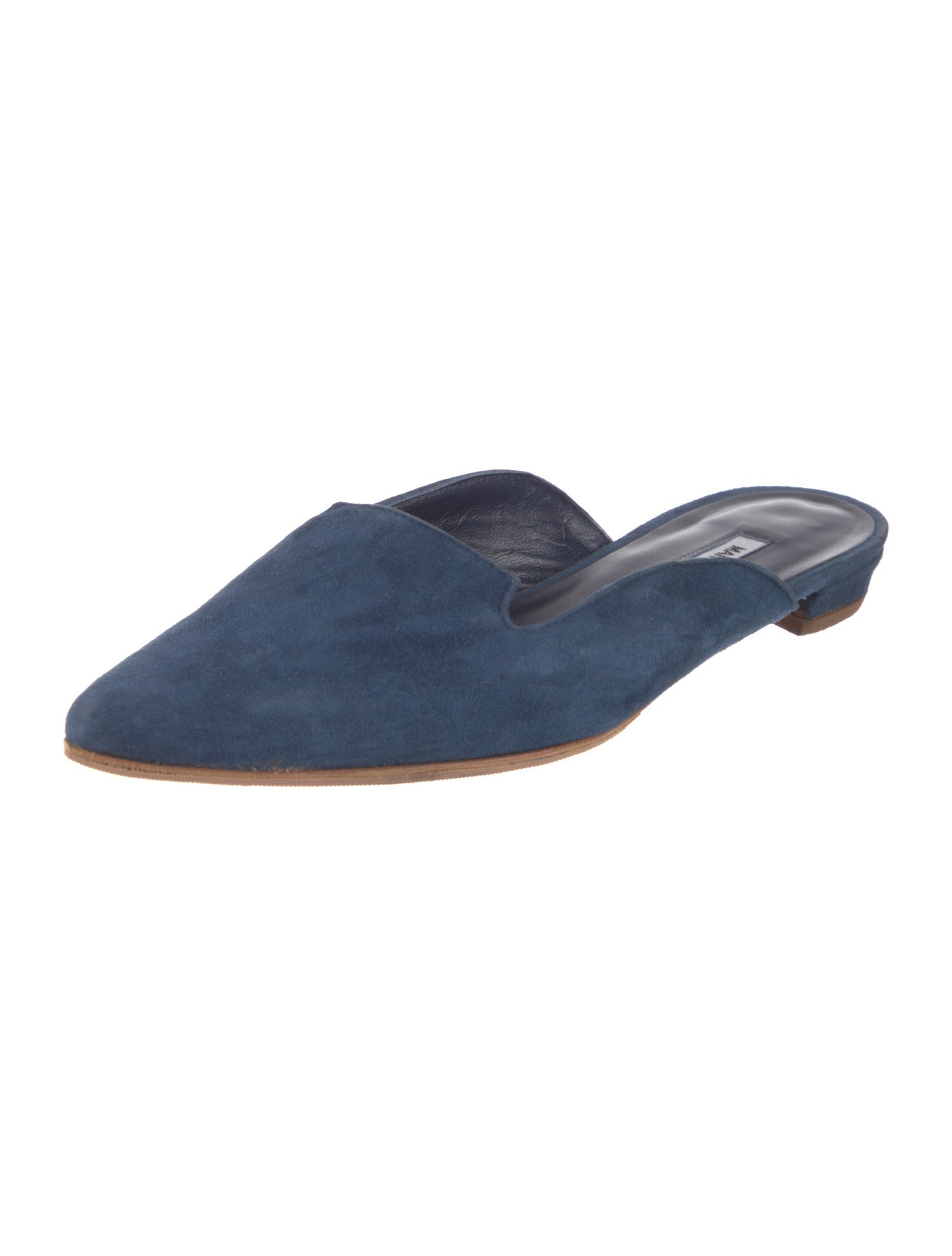 Manolo Blahnik Suede Mules