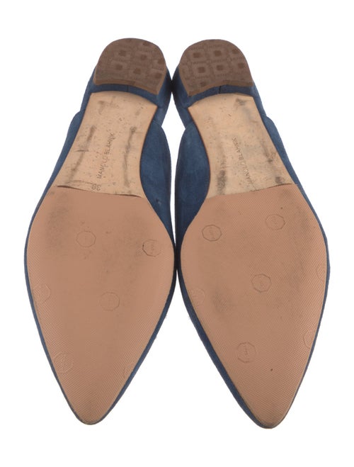 Manolo Blahnik Suede Mules