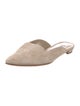 Manolo Blahnik Suede Mules
