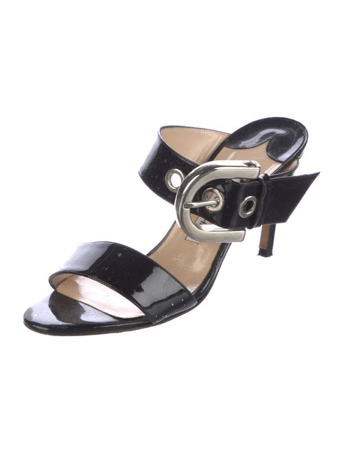 Manolo Blahnik Patent Leather Sandals