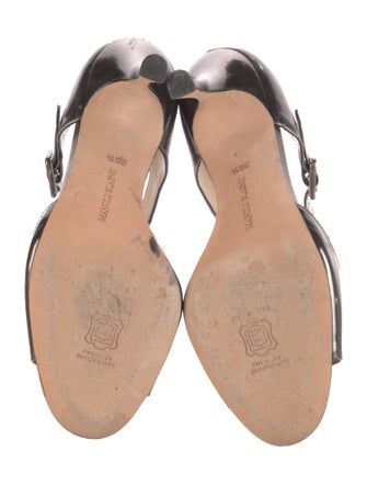 Manolo Blahnik Patent Leather Sandals
