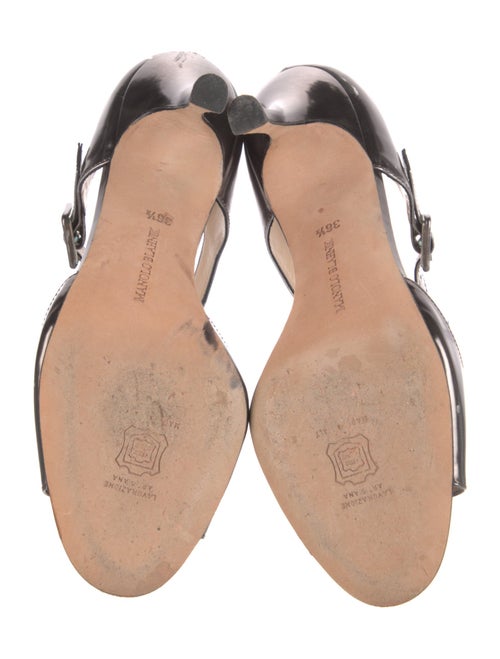 Manolo Blahnik Patent Leather Sandals