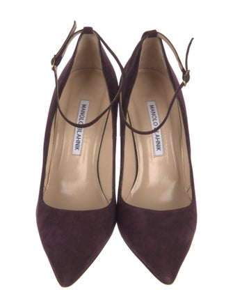 Manolo Blahnik Suede Pumps