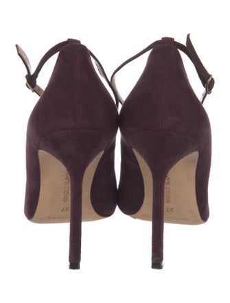 Manolo Blahnik Suede Pumps