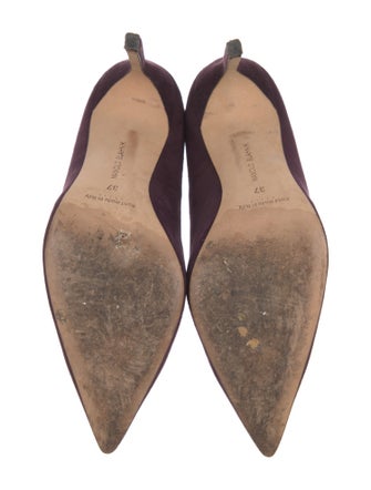 Manolo Blahnik Suede Pumps