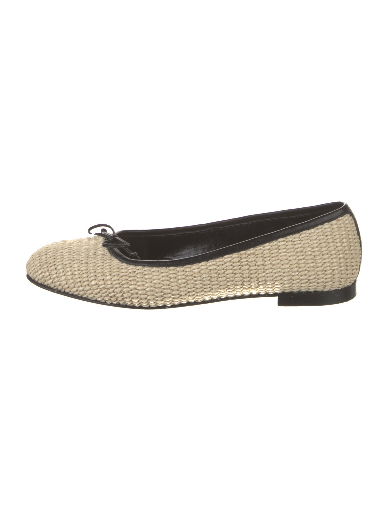 Manolo Blahnik Raffia Flats