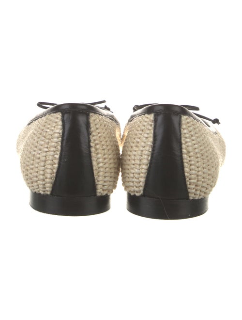 Manolo Blahnik Raffia Flats
