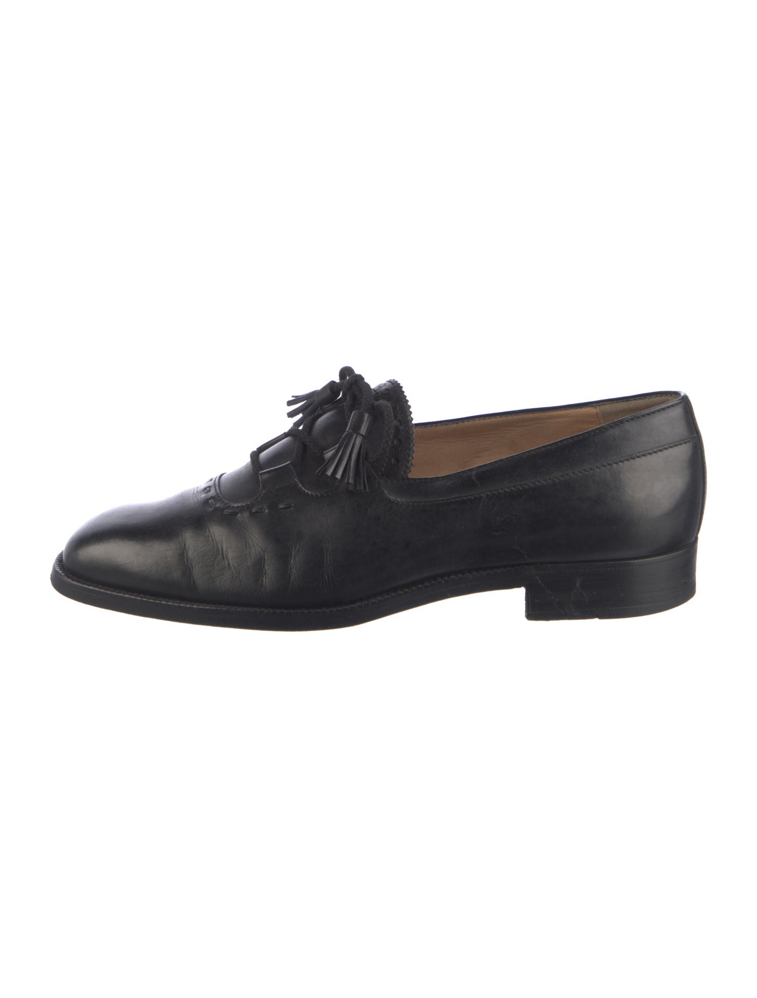 Manolo Blahnik Leather Loafers