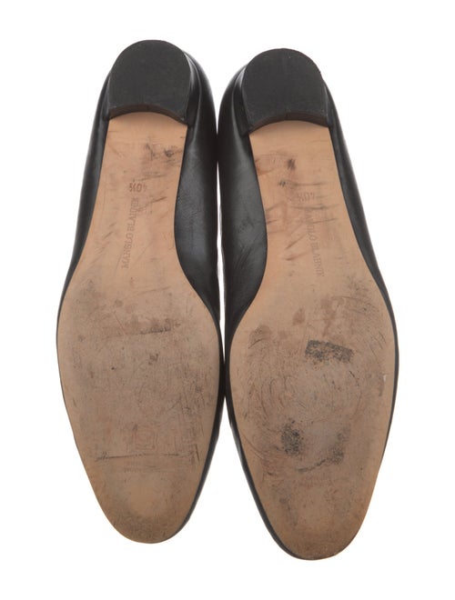 Manolo Blahnik Leather Flats