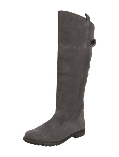 Manolo Blahnik Suede Riding Boots