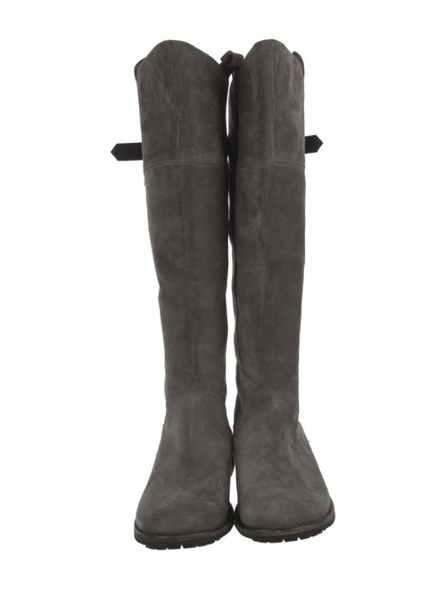 Manolo Blahnik Suede Riding Boots