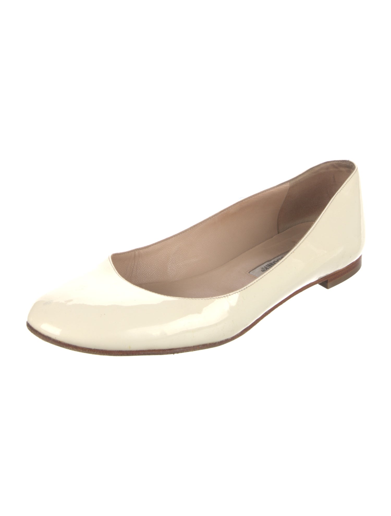 Manolo Blahnik Patent Leather Ballet Flats