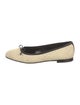 Manolo Blahnik Raffia Patterned Flats