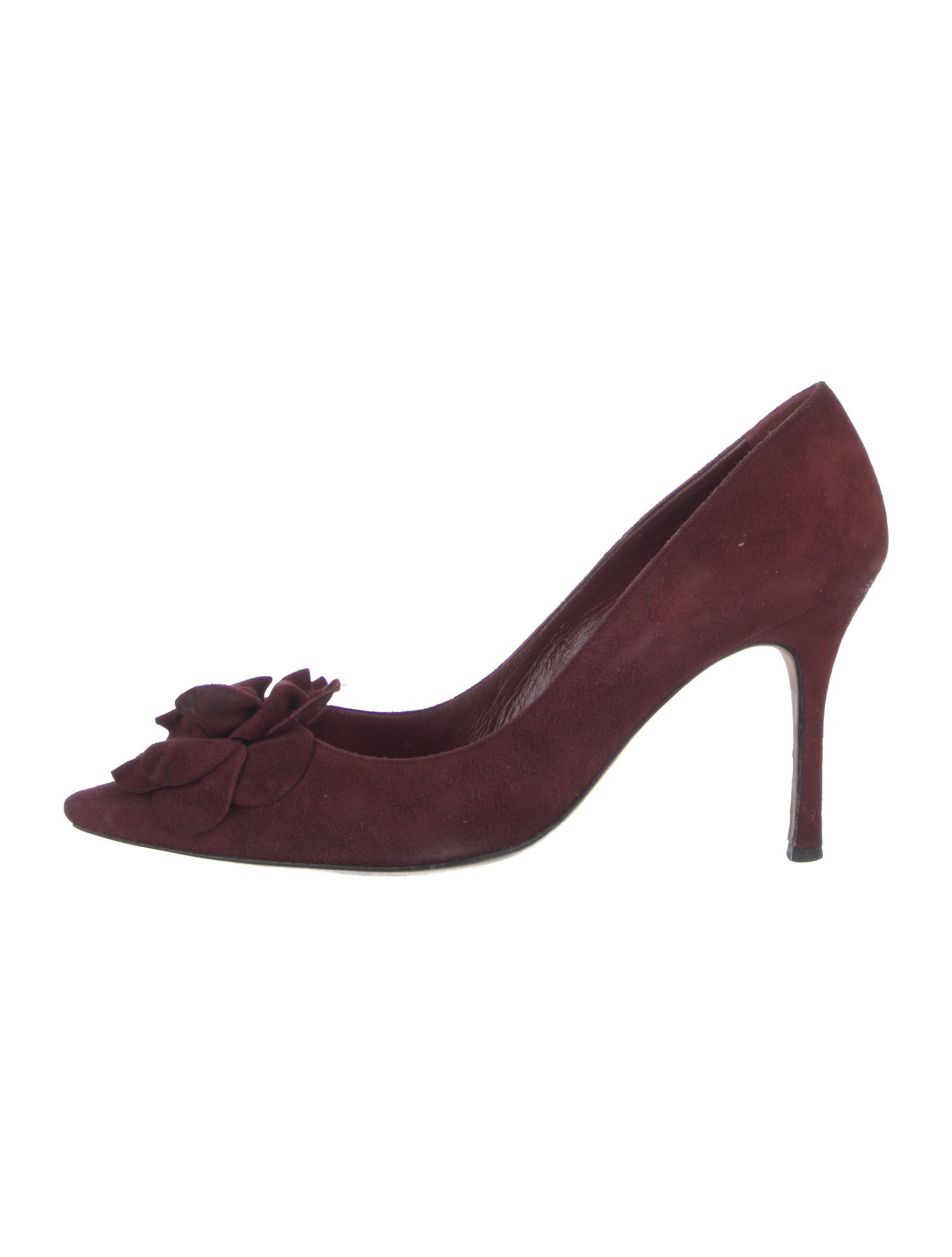 Manolo Blahnik Suede Pumps