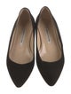 Manolo Blahnik Suede Flats
