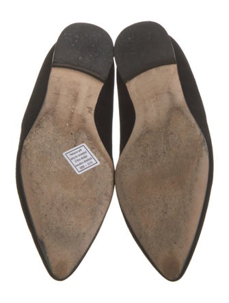 Manolo Blahnik Suede Flats