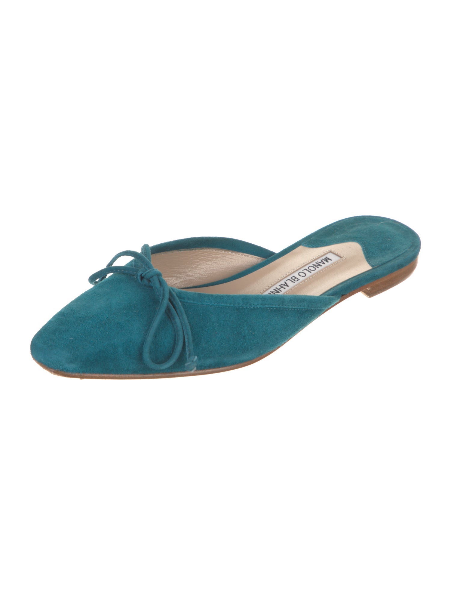 Manolo Blahnik Suede Mules