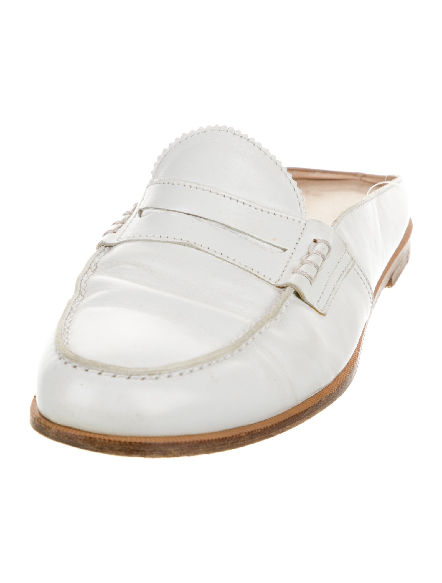 Manolo Blahnik Leather Mules