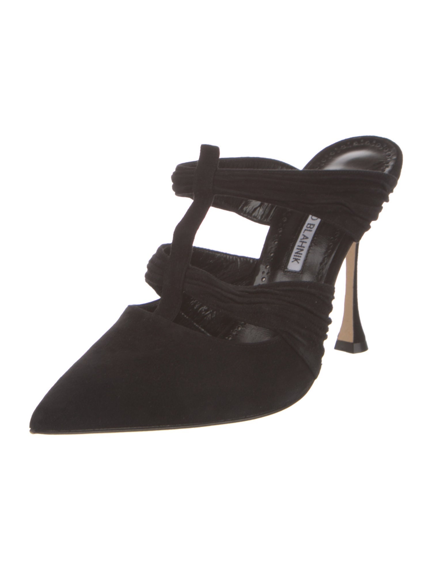 Manolo Blahnik Suede Mules